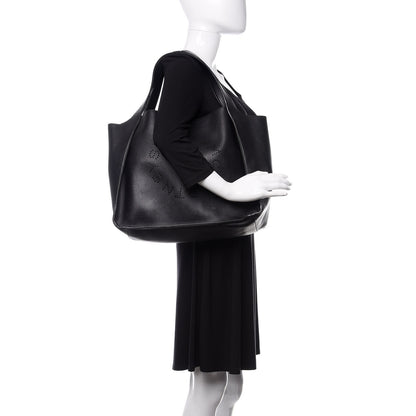 Stella McCartney Eco Alter Nappa East West Perforated Tote Grey 2 of 22