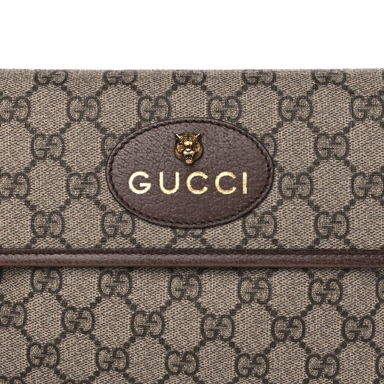 Gucci GG Supreme Monogram Neo Vintage Web Belt Bag Brown 8 of 10