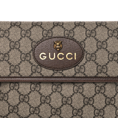 Gucci GG Supreme Monogram Neo Vintage Web Belt Bag Brown 8 of 10