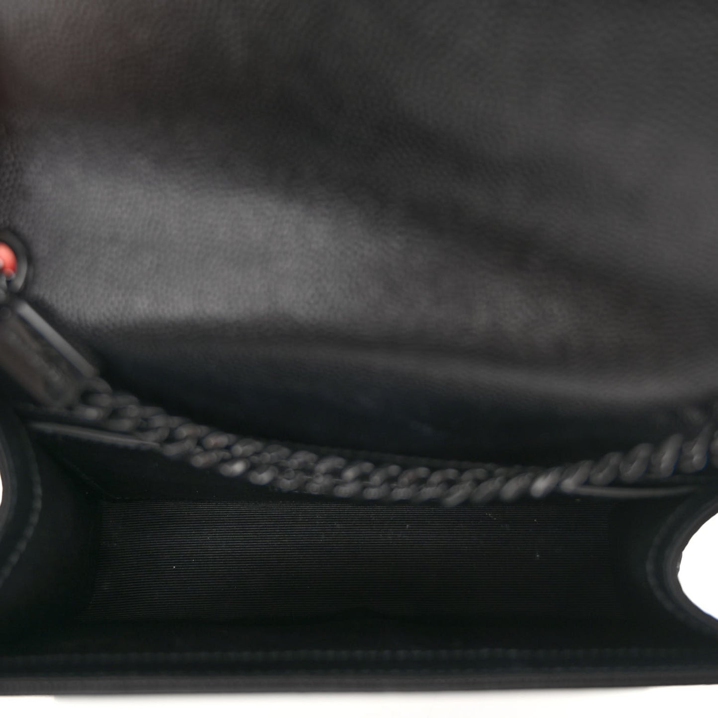 Grain De Poudre Small Monogram Monochrome Kate Satchel Black