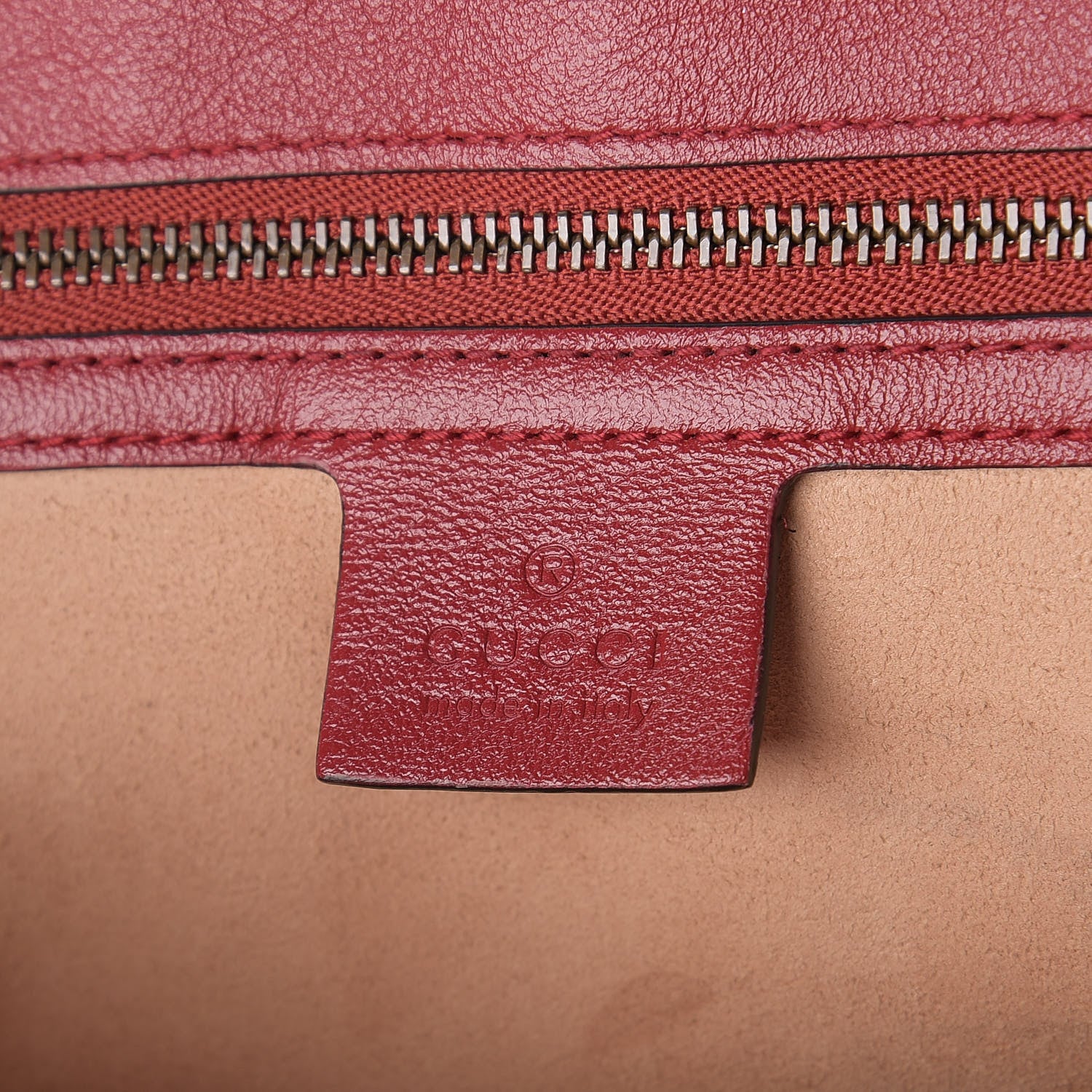 Gucci Vintage Effect Calfskin Matelasse Diagonal Large Torchon GG Marmont Shoulder Bag Black Romantic Cherry 9 of 10