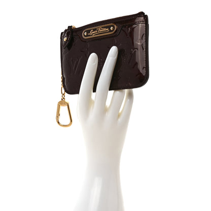 Louis Vuitton Vernis Key Pouch Amarante 2 of 7