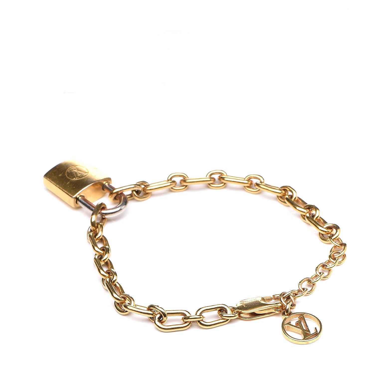 Louis Vuitton Lock It Bracelet Gold 3 of 7