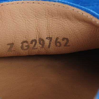 Chanel Suede Lambskin CC Espadrilles 38 Blue 3 of 18