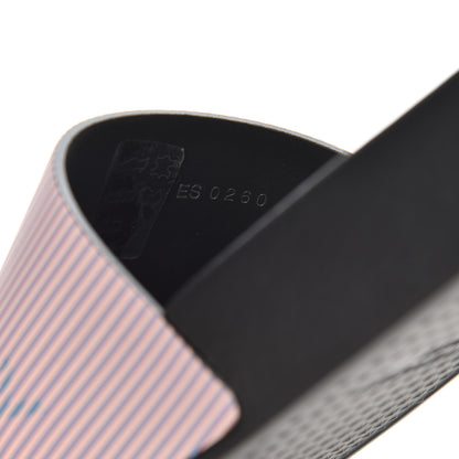 Givenchy Metallic Calfskin Logo Womens Pool Slide Sandals 37 Light Pink 8 of 9