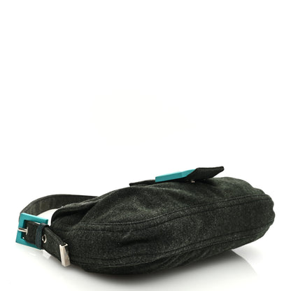 Fendi Jersey Baguette Green 4 of 9