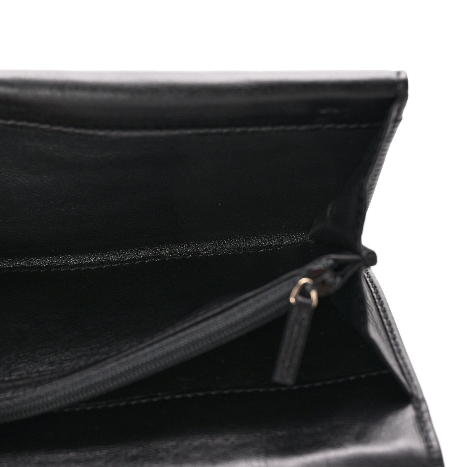 Gucci Calfskin Britt Continental Wallet Black 6 of 9