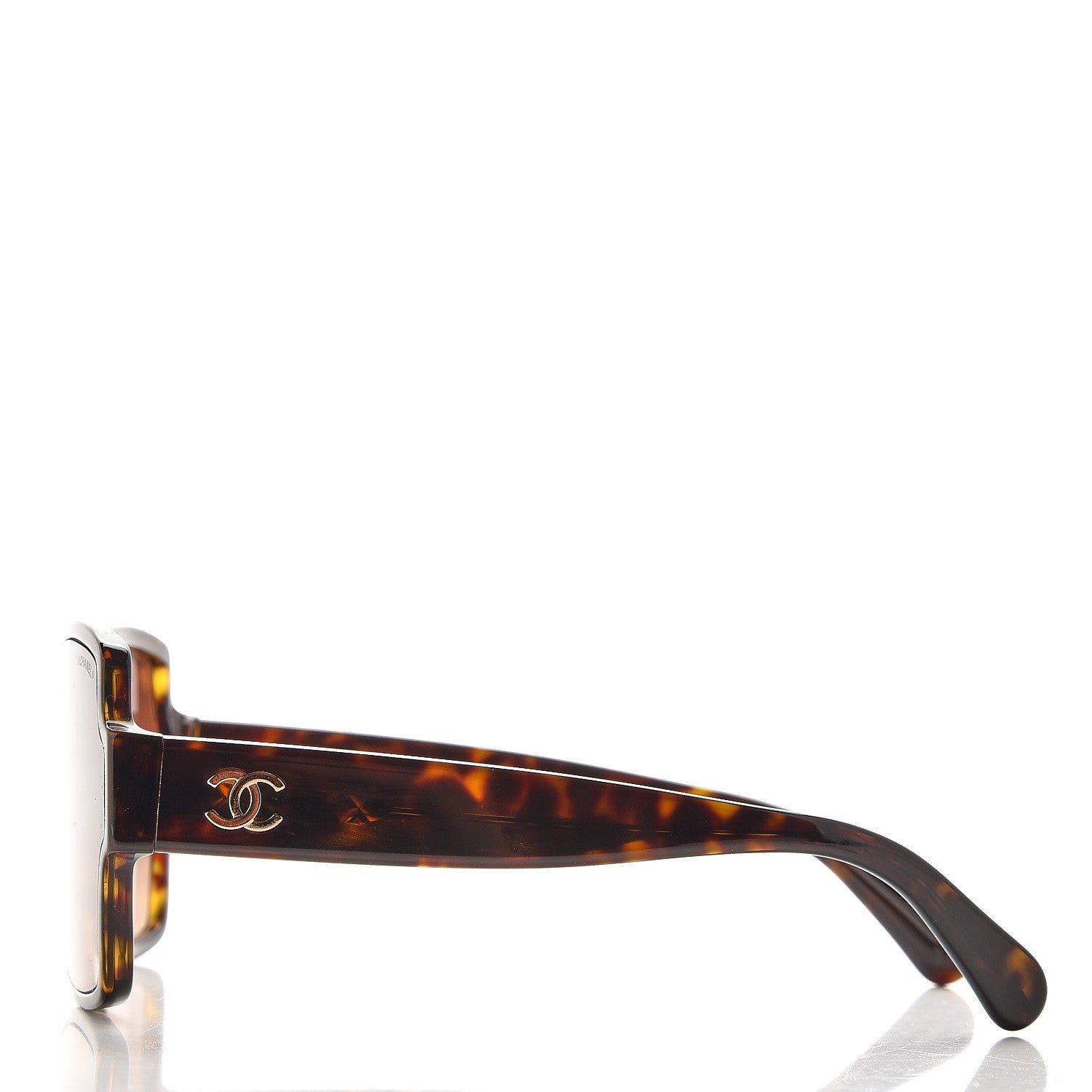 Chanel Acetate Square CC Sunglasses 5385 Tortoise 3 of 8