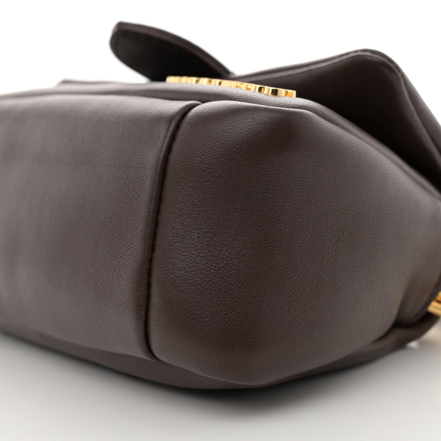 Padded Lambskin Le Petit Bambimou Dark Brown