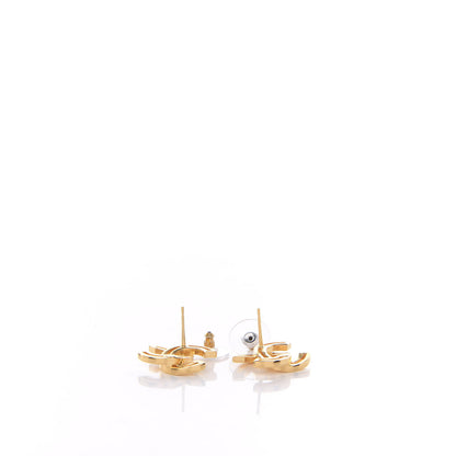 Chanel Metal Obazine CC Earrings Gold 3 of 5