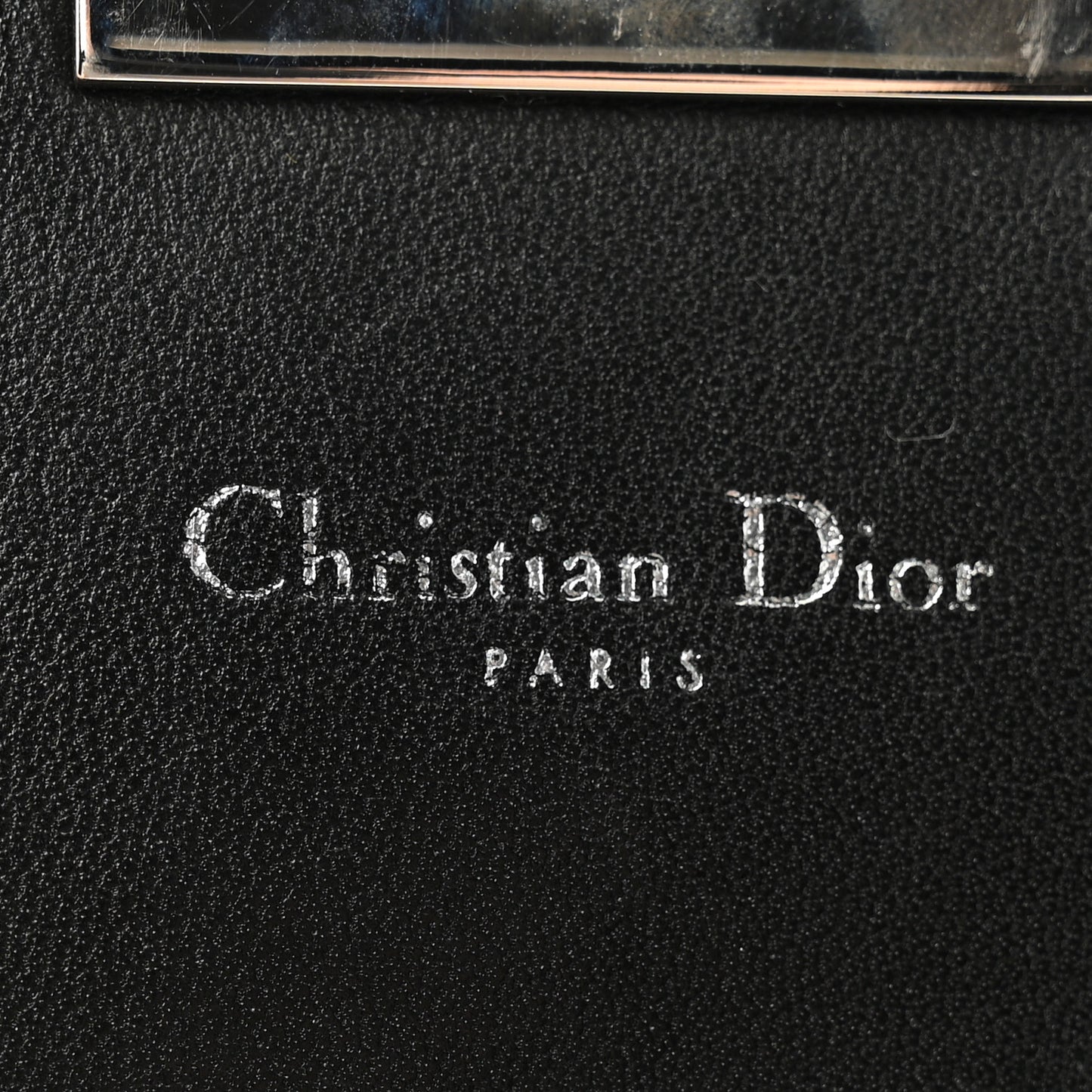 Lambskin Cannage Miss Dior Promenade Pouch Black