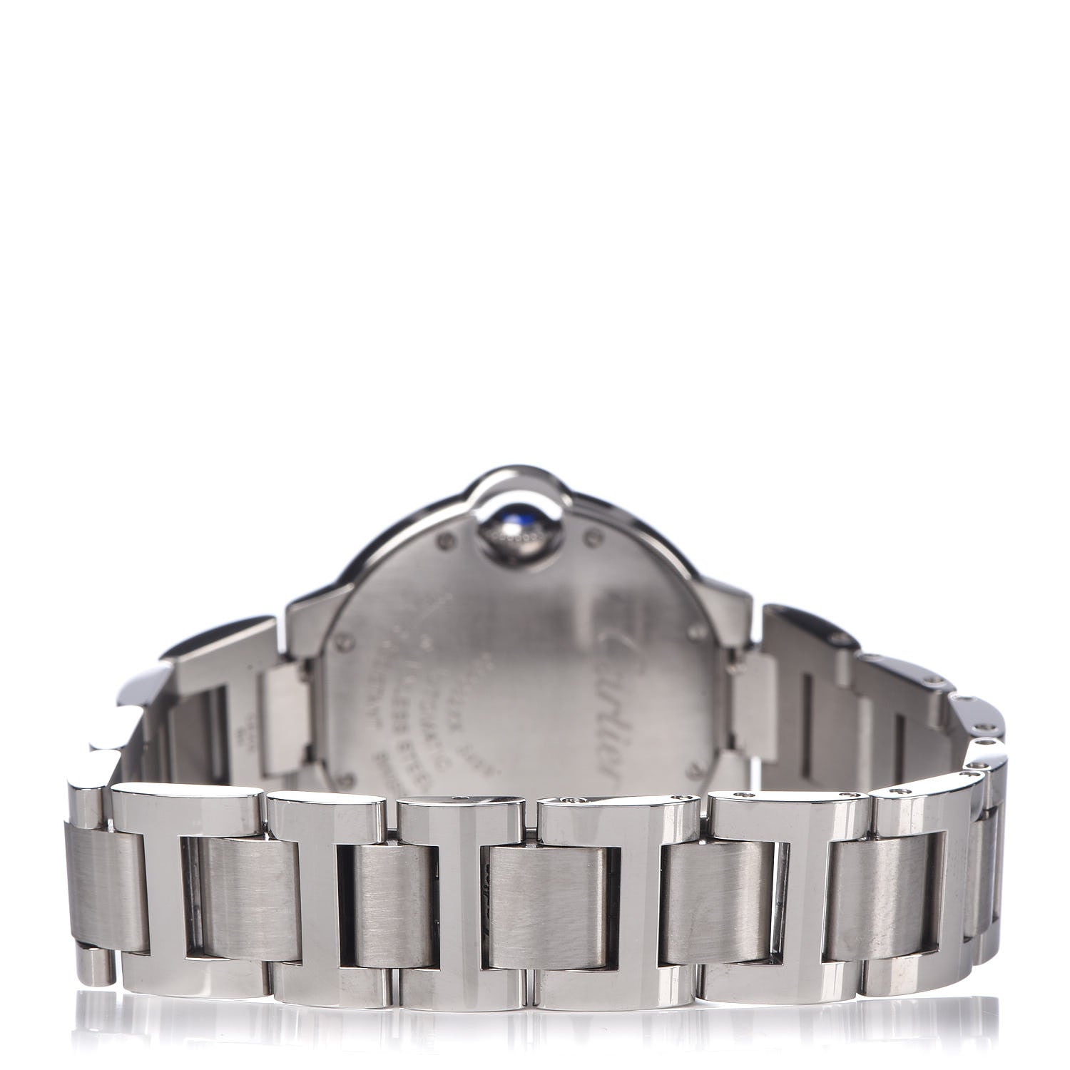 Cartier Stainless Steel 33mm Ballon Bleu De Automatic Watch Pink 4 of 7