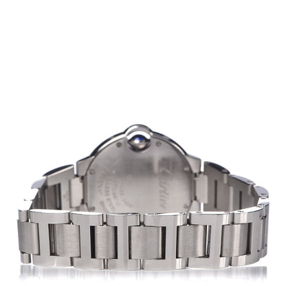 Cartier Stainless Steel 33mm Ballon Bleu De Automatic Watch Pink 4 of 7