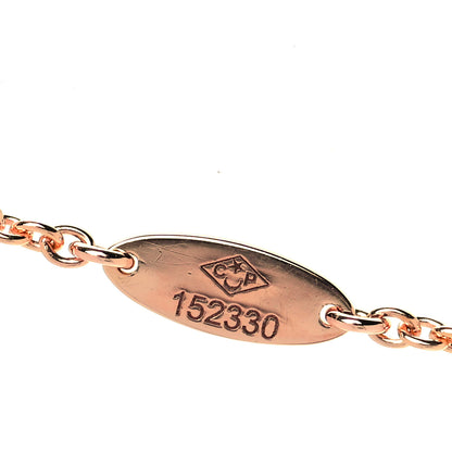 Christian Dior 18K Rose Gold Diamond Black Onyx Rose Des Vents Necklace 3 of 6