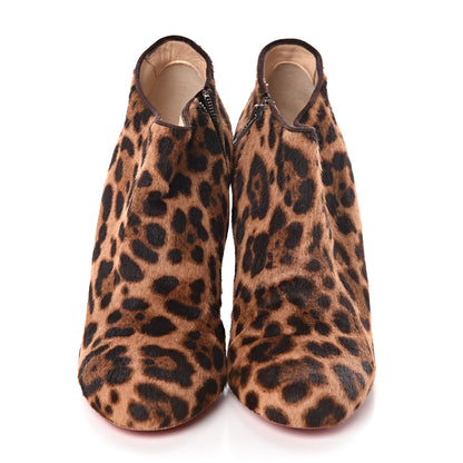 Christian Louboutin Pony Hair Morphing 100 Booty 39.5 Leopard 2 of 7