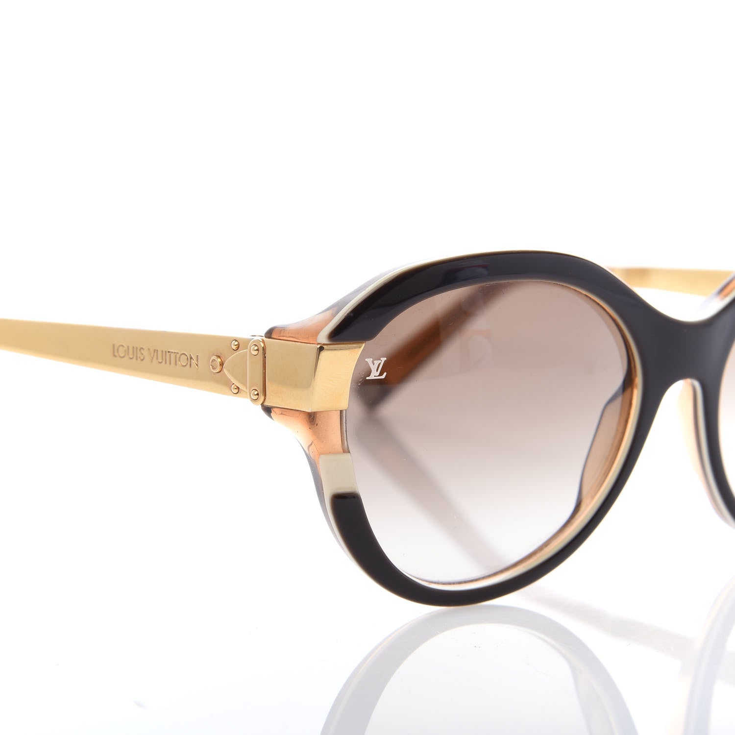 Louis Vuitton Petit Soupcon Cat Eye Sunglasses Z0487W Brown 7 of 8