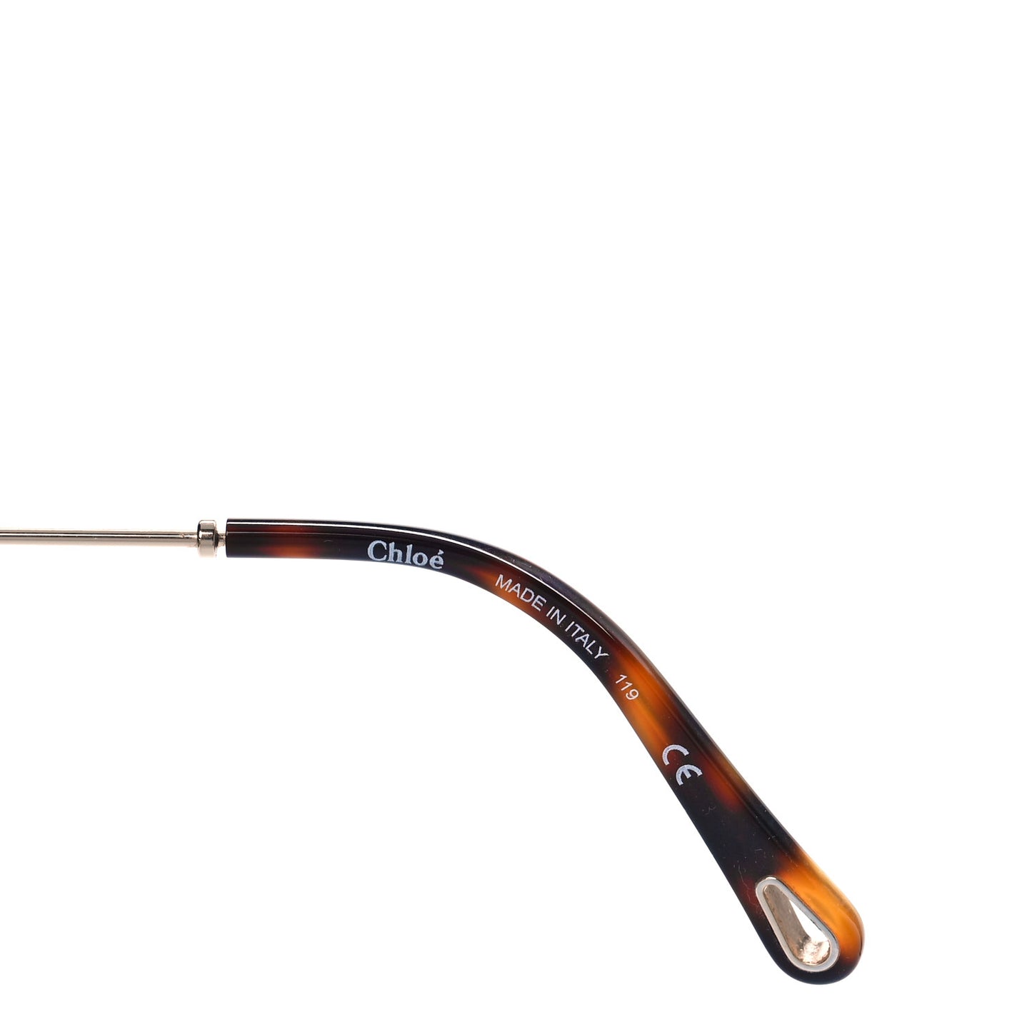 Metal Poppy Love Heart Sunglasses CE131S Havana Rose