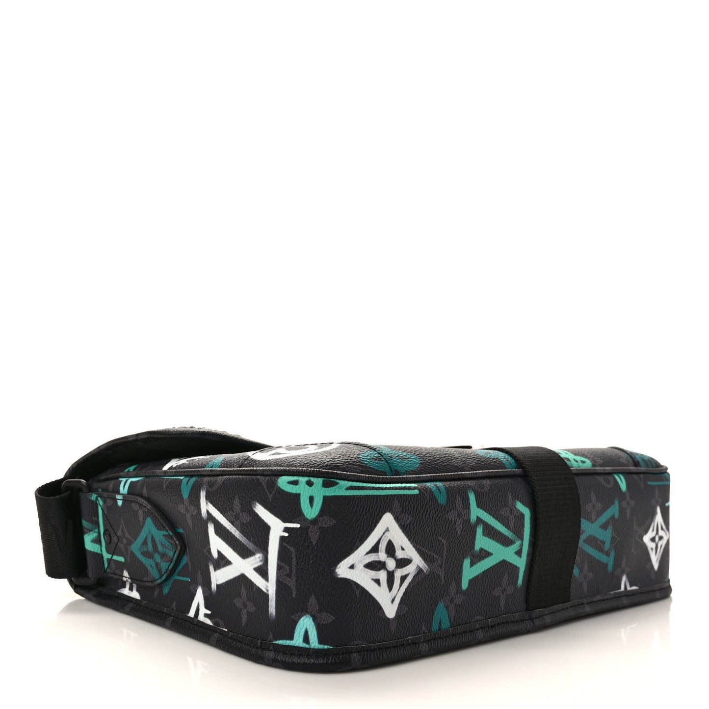 Monogram Eclipse LV Graffiti Archy Messenger MM Green Lights