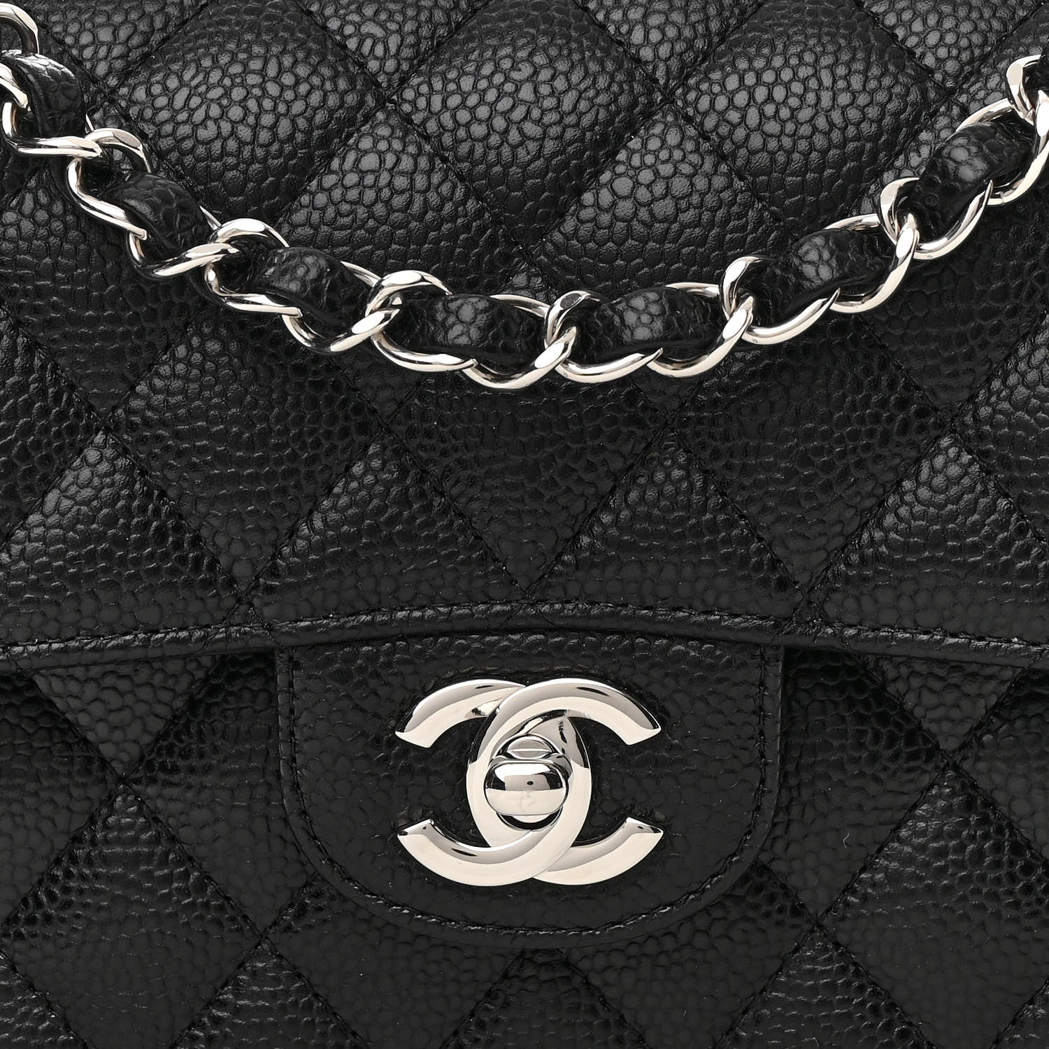 Chanel Caviar Quilted Small Double Flap Black 8 of 11