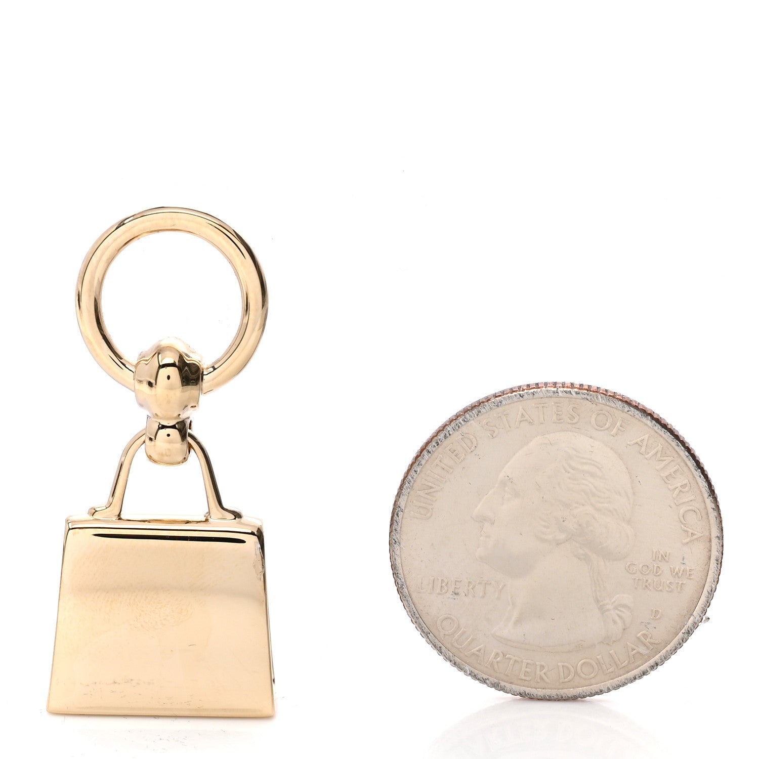 Hermes Permabrass Mini Kelly Twilly Ring 2 of 3