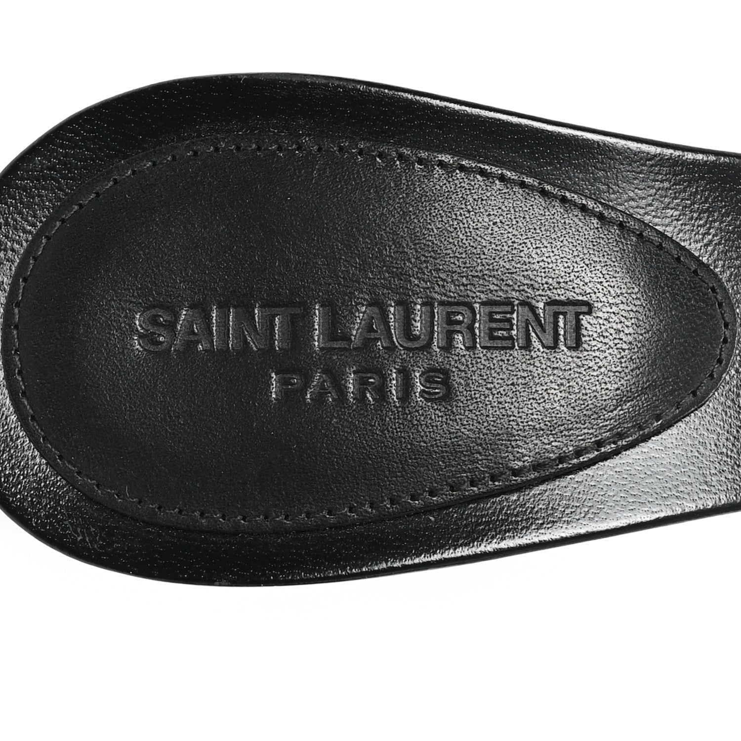 Saint Laurent Calfskin Maine Liscio Carla 60 Mules 37 Black 8 of 10