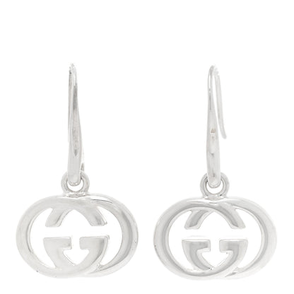 Gucci Sterling Silver Britt Drop Earrings 1 of 5