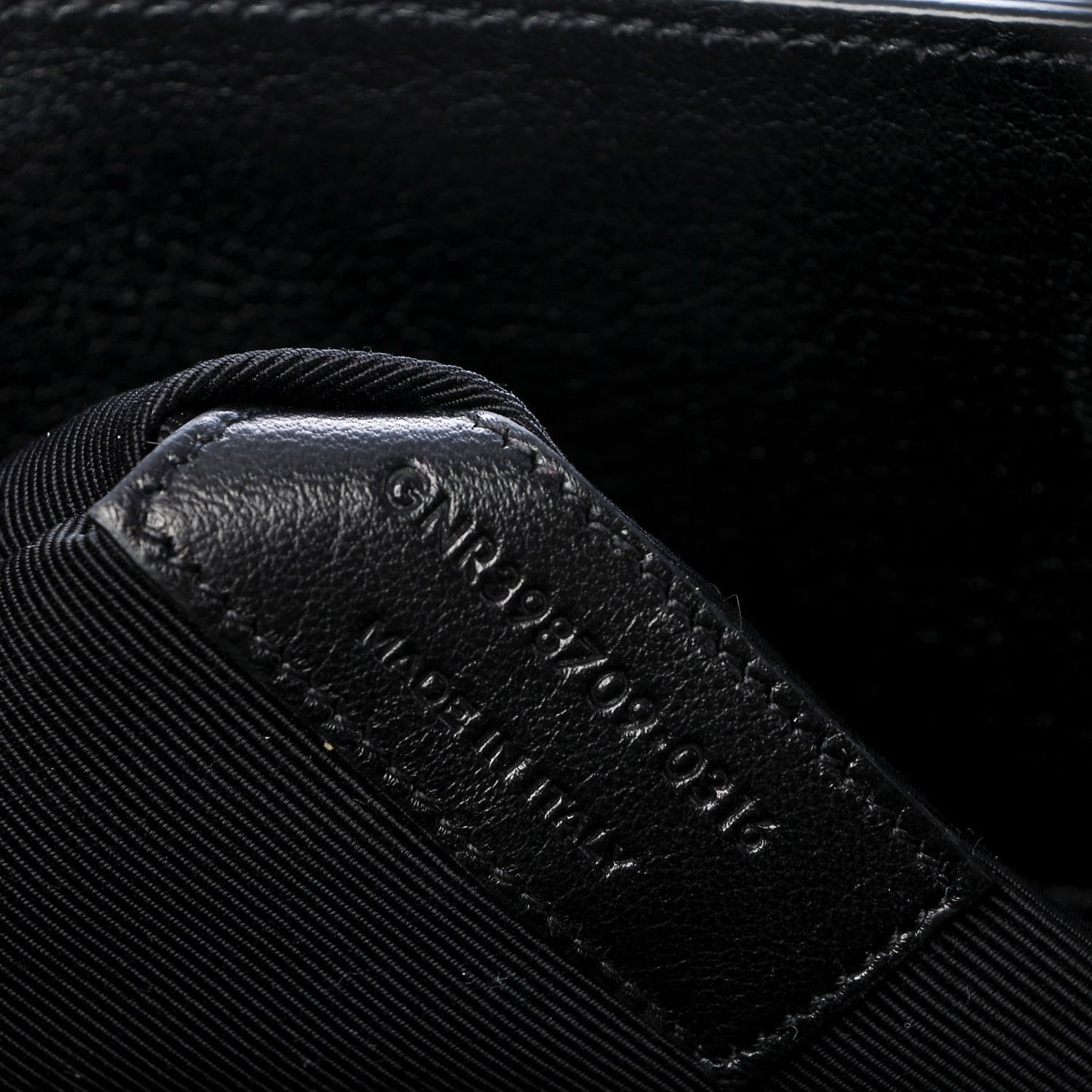 Calfskin Small Sac De Jour Black