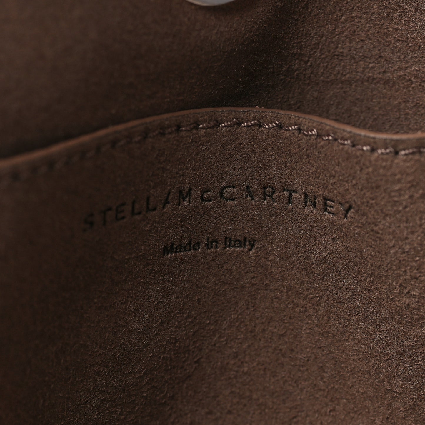 Cotton Crochet Mini Falabella Tote Taupe