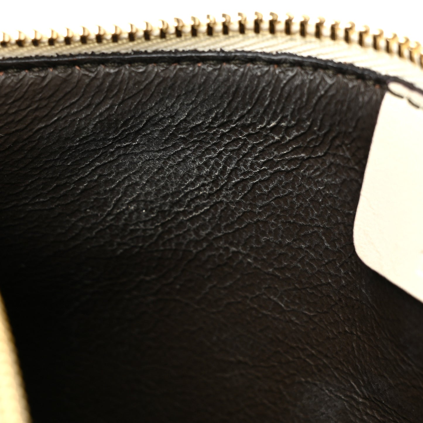 Calfskin Perforated Sofia Satchel White