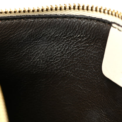 Salvatore Ferragamo Calfskin Perforated Sofia Satchel White 14 of 26