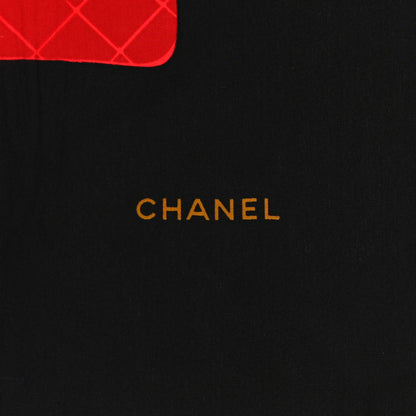 Chanel Silk CC Square Scarf Black Multicolor 2 of 4