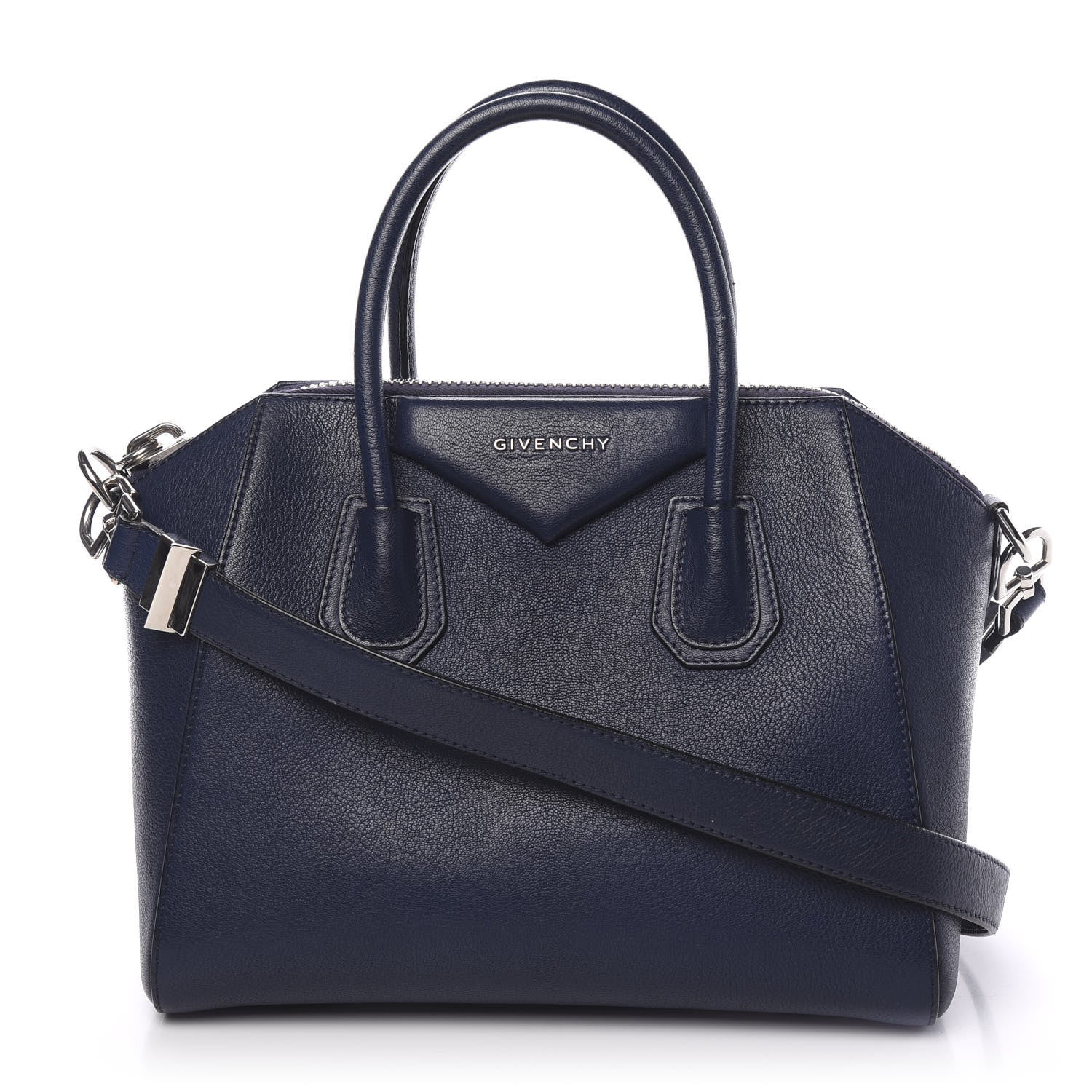 Givenchy Sugar Goatskin Small Antigona Night Blue 1 of 13