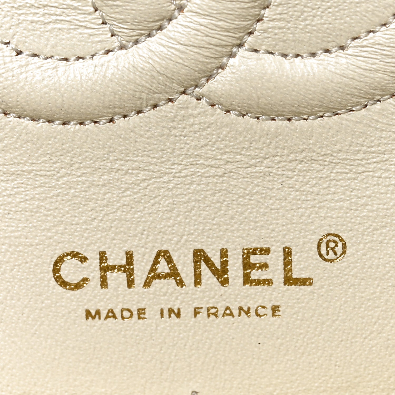 Chanel Caviar Quilted Medium Double Flap White 6 of 10