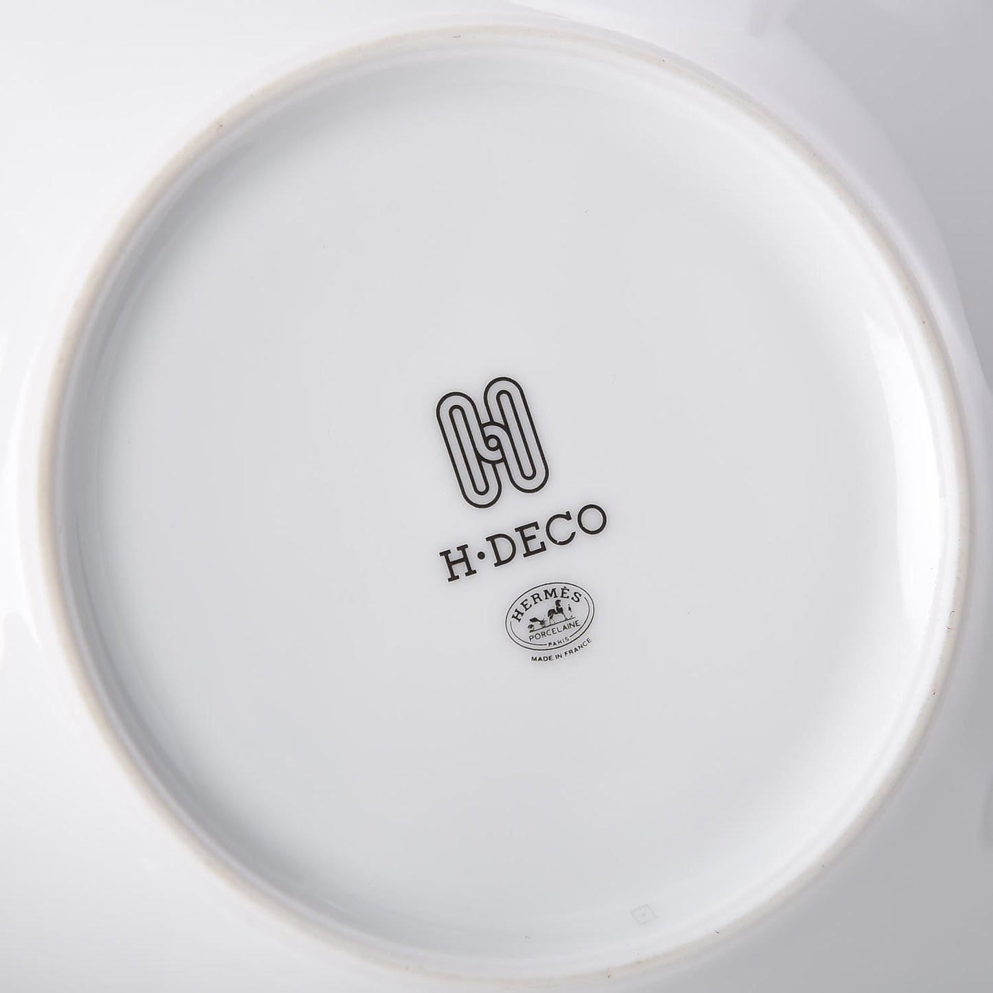 Porcelain H Deco Breakfast Cup And Saucer Set Of 2 Black