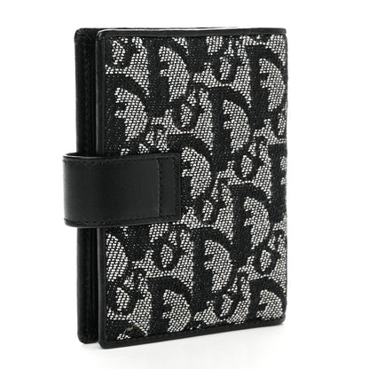 Christian Dior Monogram Compact Wallet Black 3 of 7