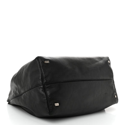 The Row Calfskin Double Circle Bag Black 4 of 11