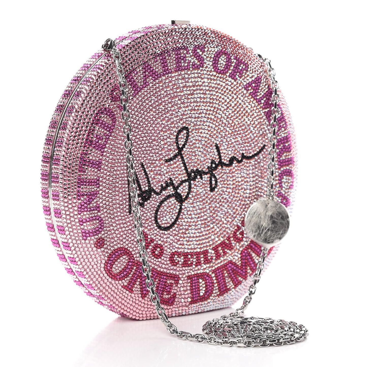 Crystal No Ceilings Dime Disc Bag Pink