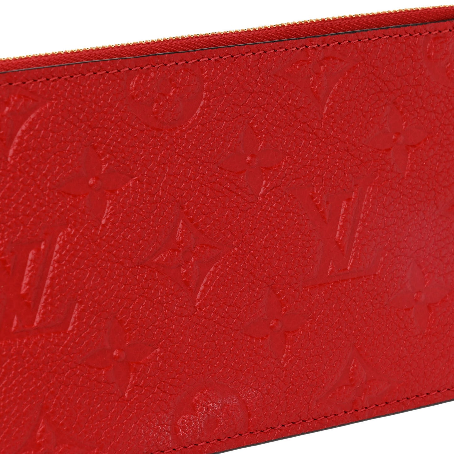 Empreinte Felicie Chain Wallet Zippered Insert Cherry