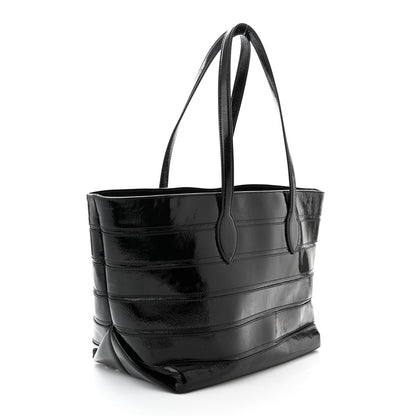 Khaite Patent Calfskin Florence Tote Black 4 of 10