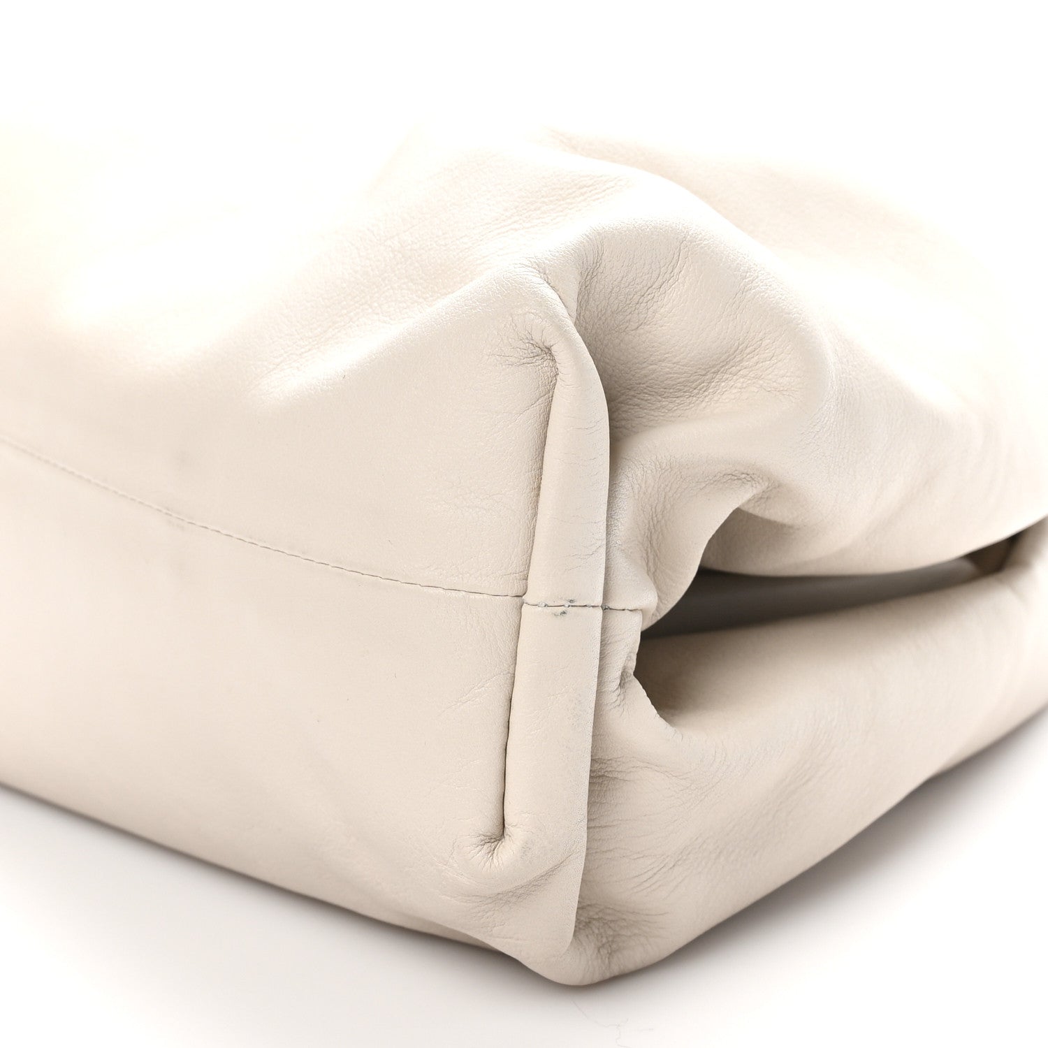 Bottega Veneta Smooth Butter Calf The Pouch Oversized Clutch Mist 10 of 10