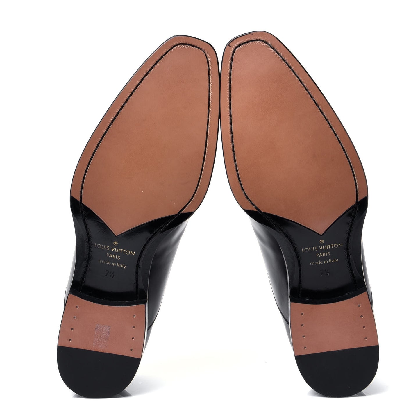 Calfskin Mens Vendome Richelieu 7.5 Black