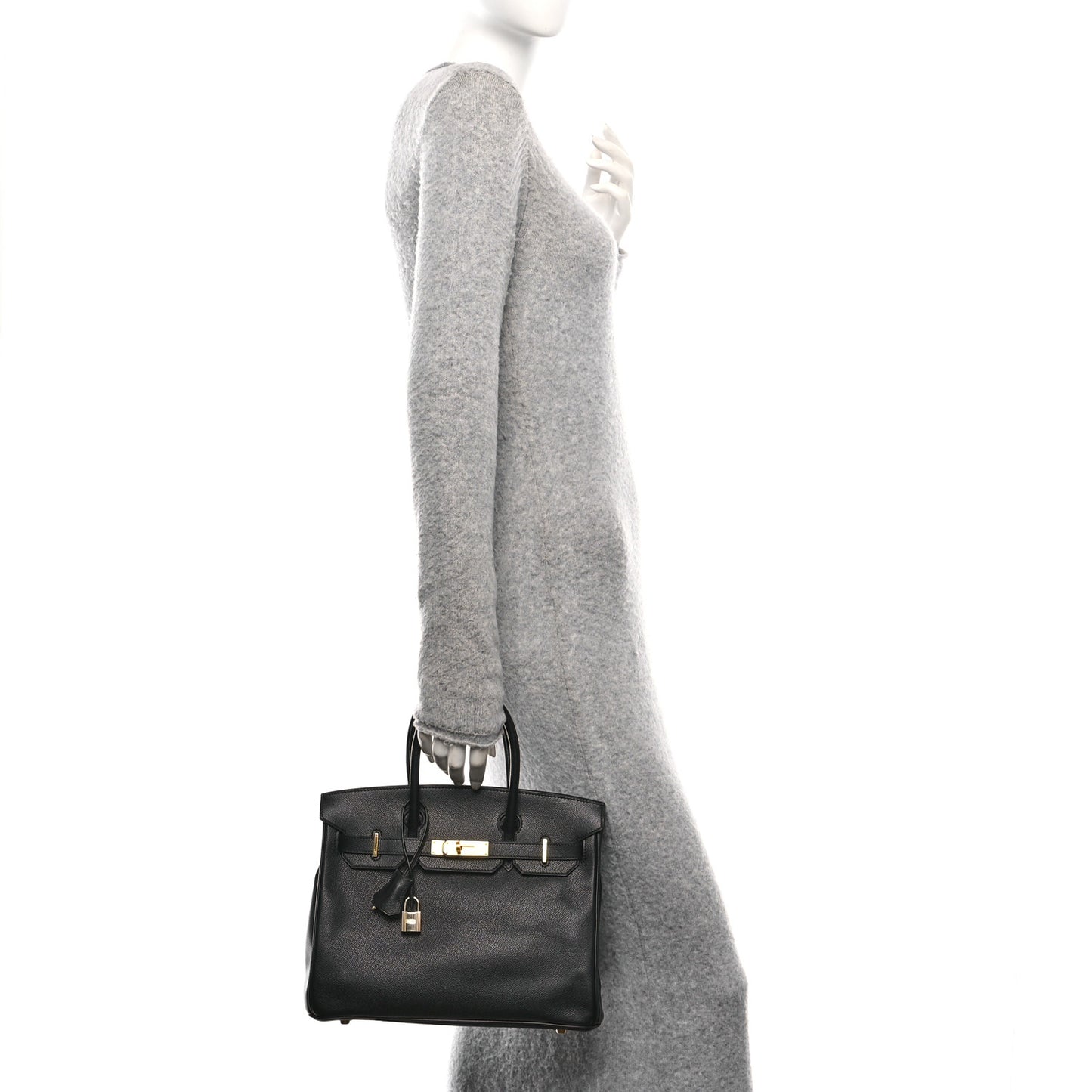 Epsom Birkin 30 Black