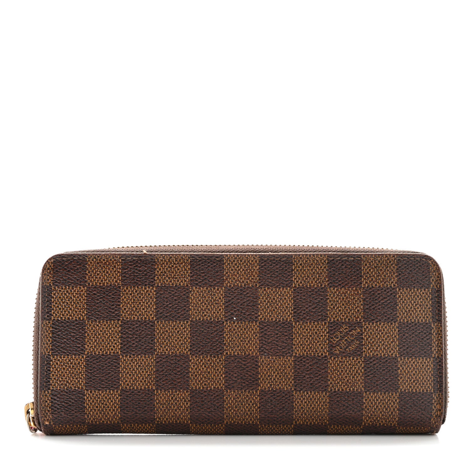 Louis Vuitton Damier Ebene Clemence Wallet Cherry 1 of 13