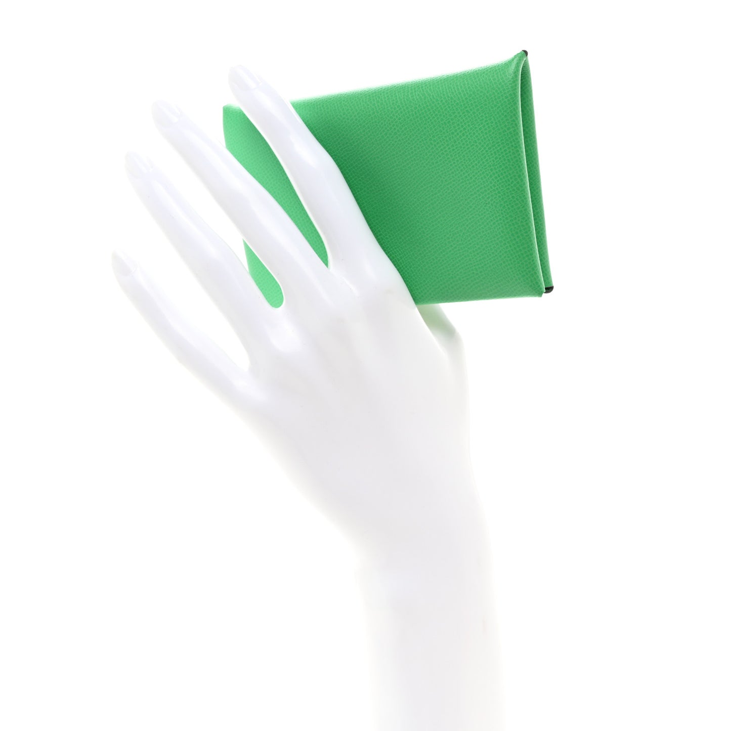 Madame Calfskin Calvi Card Case Menthe