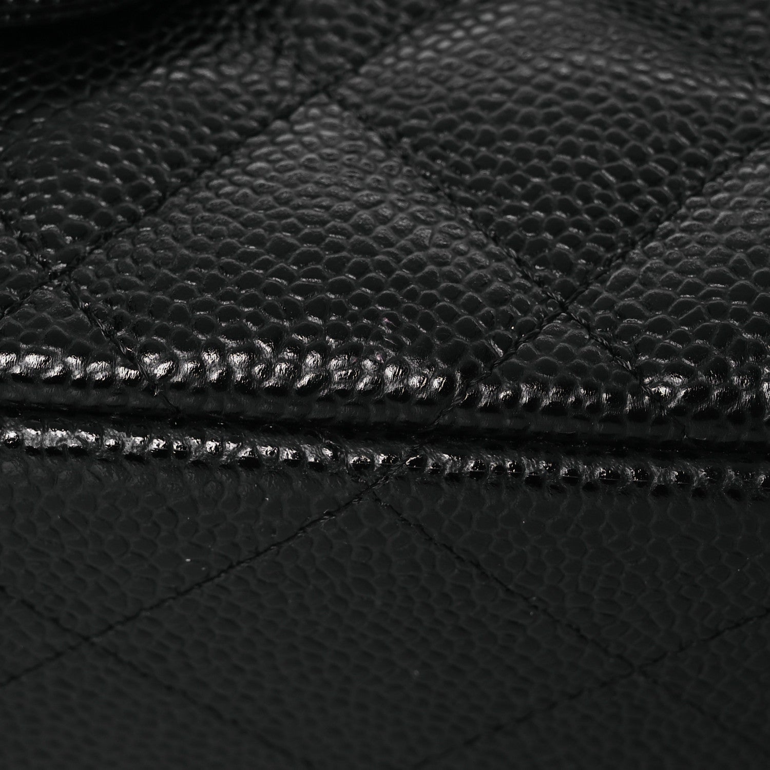 Chanel Caviar Quilted Jumbo Double Flap Black 13 of 14
