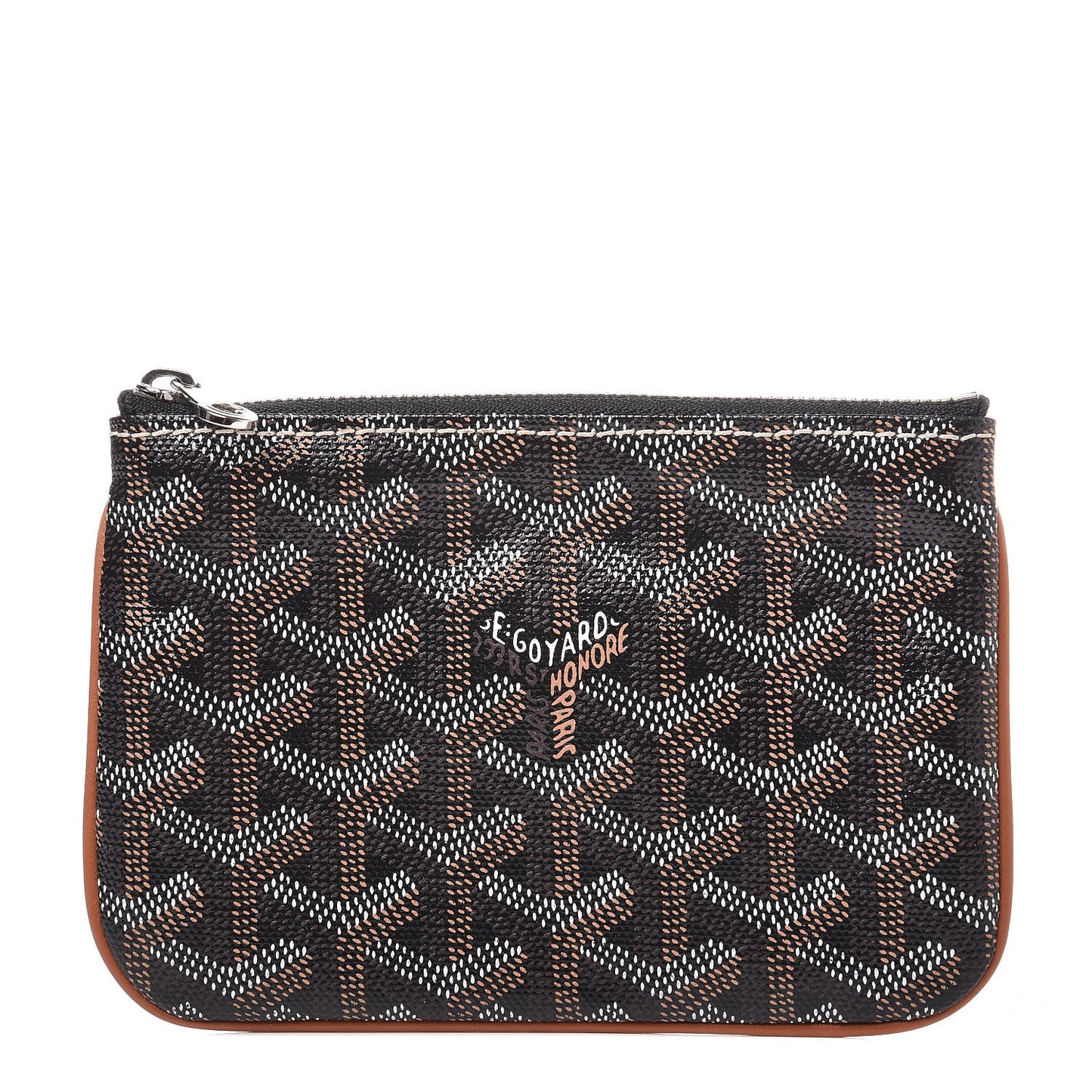 Goyardine Mini Senat Pochette Black Gold
