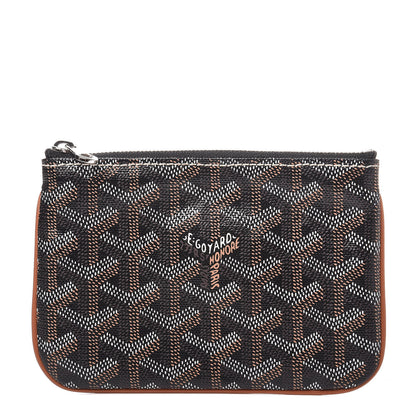 Goyard Goyardine Mini Senat Pochette Black Gold 1 of 6