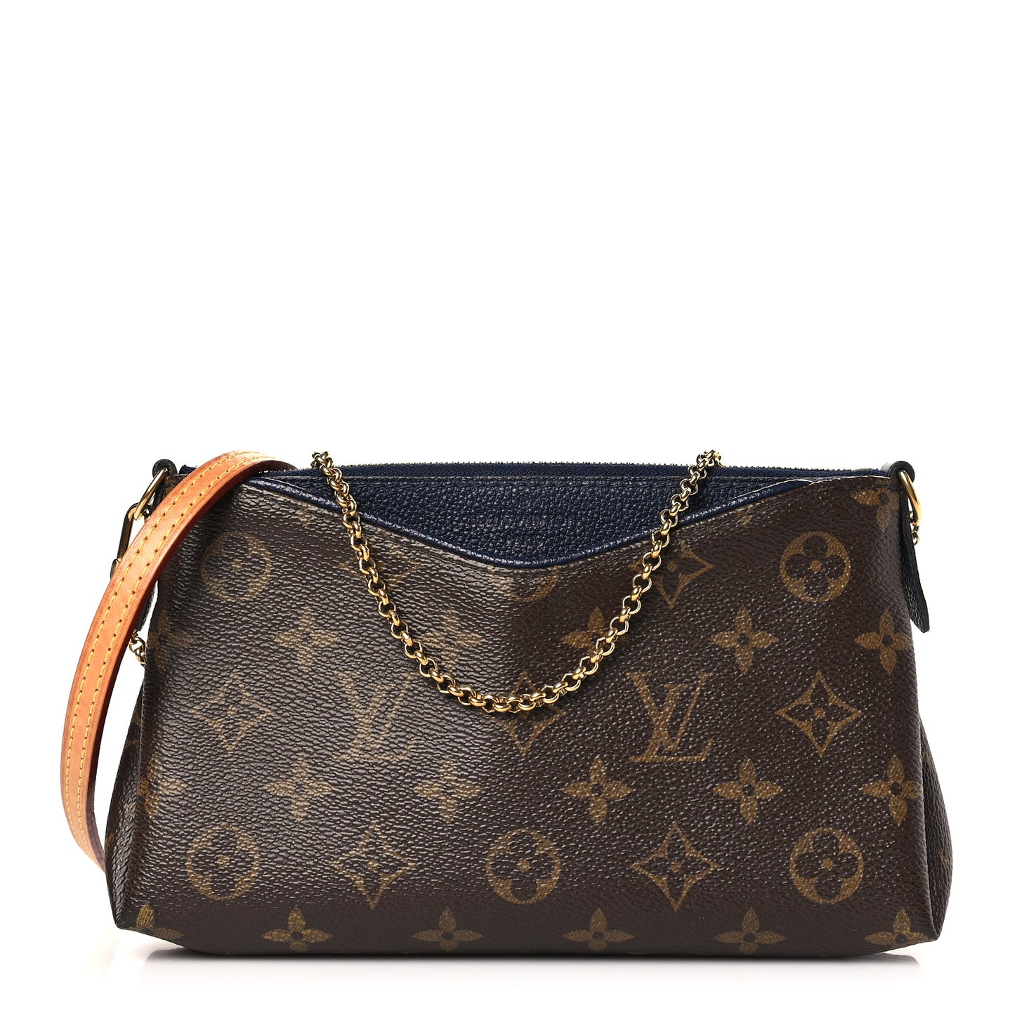 Monogram Pallas Clutch Blue Marine