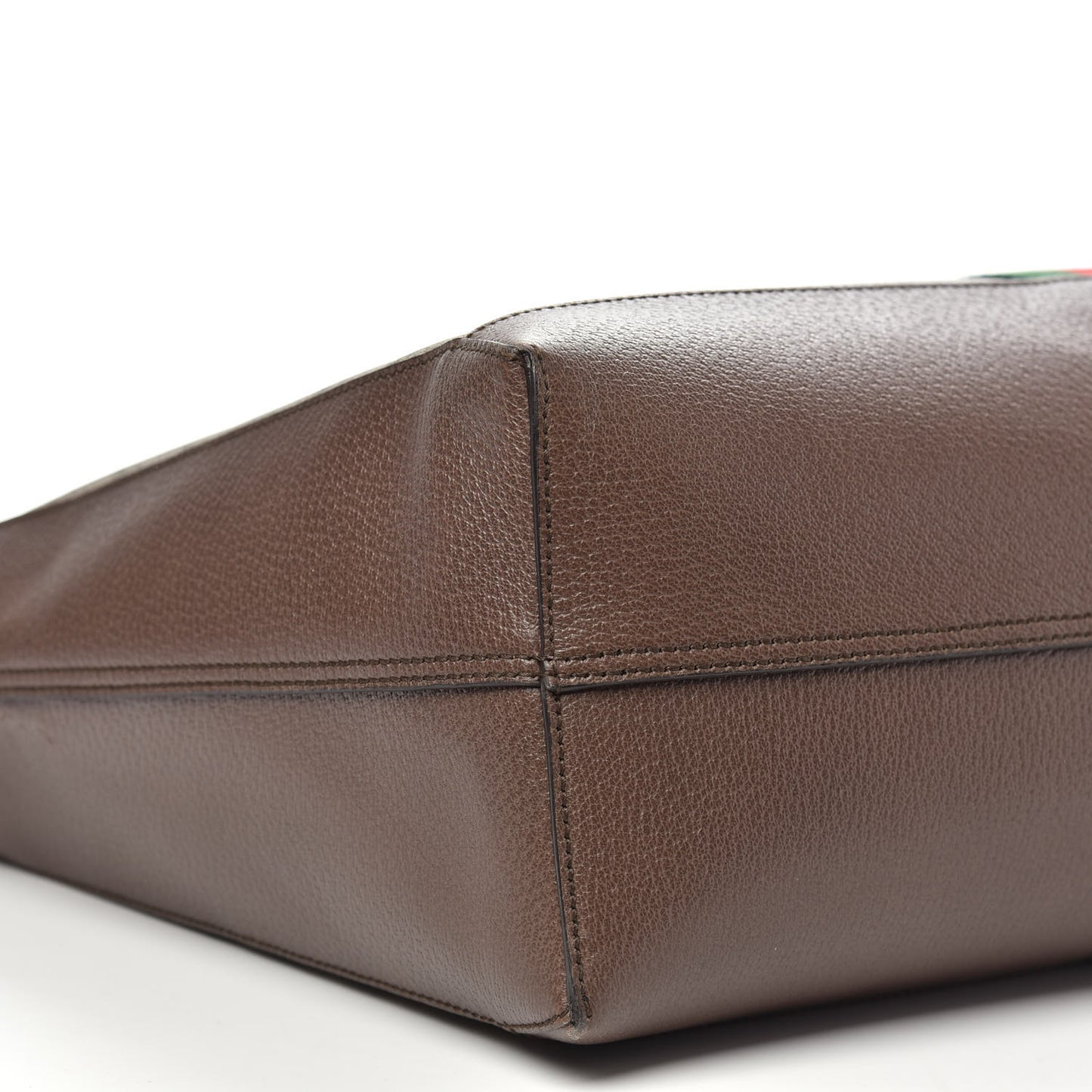 GG Supreme Monogram Web Ophidia Tote Brown