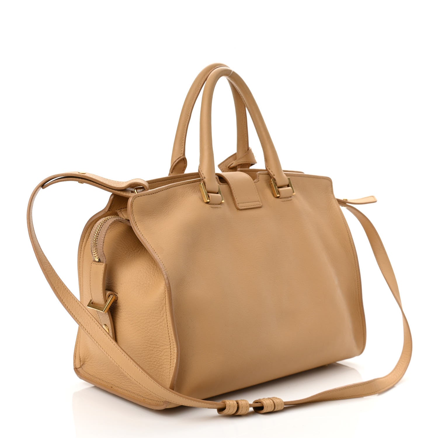 Saint Laurent Calfskin Small Classic Y Cabas Light Beige 2 of 11